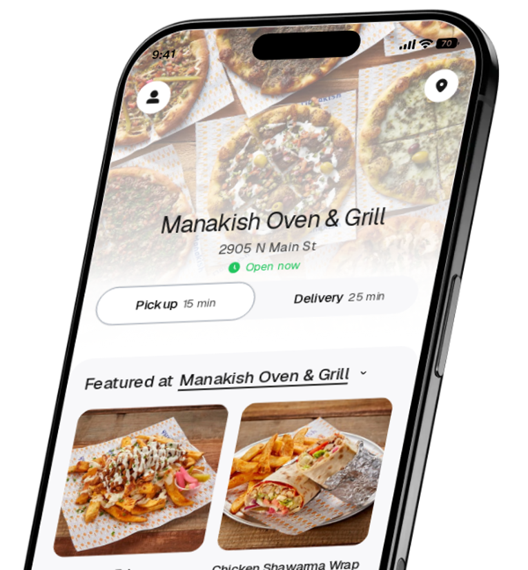 Manakish Oven & Grill app preview