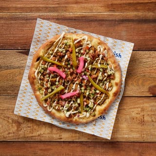 Baked Falafel Manakish