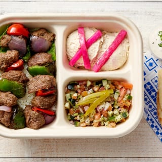 10 Lamb Kebab Plate Boxed Lunch