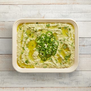 Jalapeno Hummus with Fresh Pita