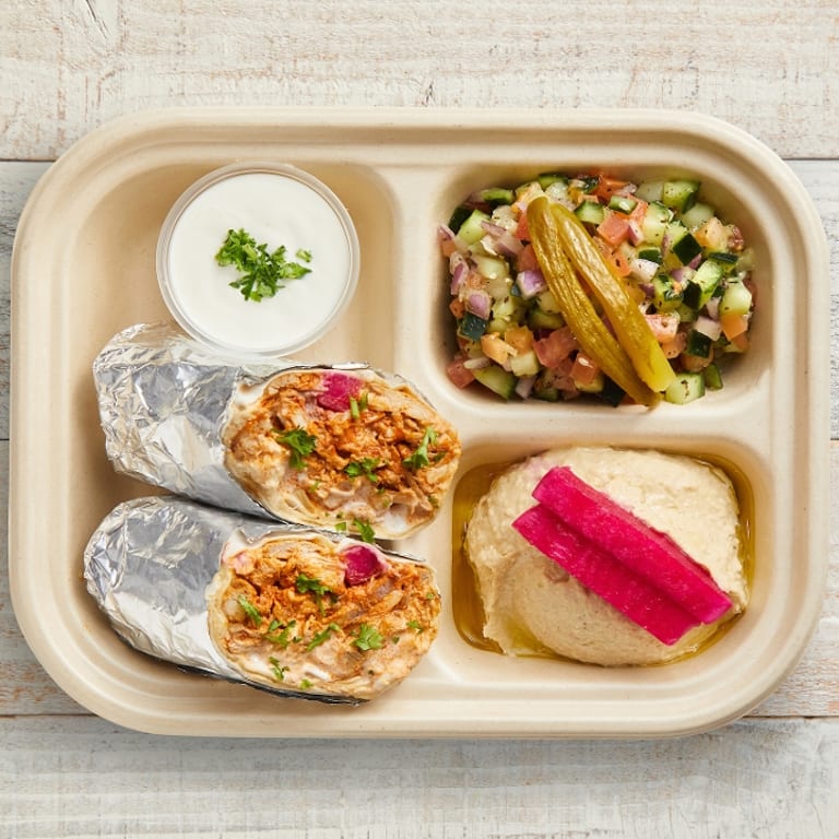 Delicious Chicken Shawarma Wrap