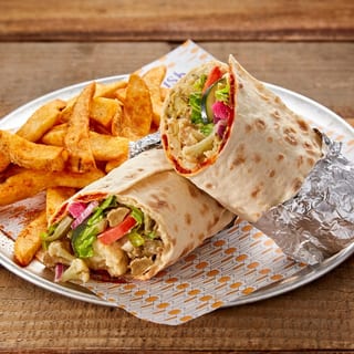 Cauliflower Eggplant Wrap